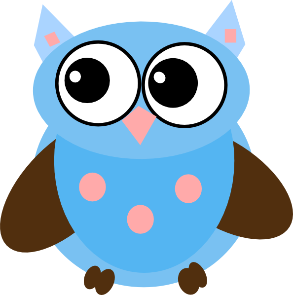 How To Set Use Blue Owl Svg Vector (594x598), Png Download
