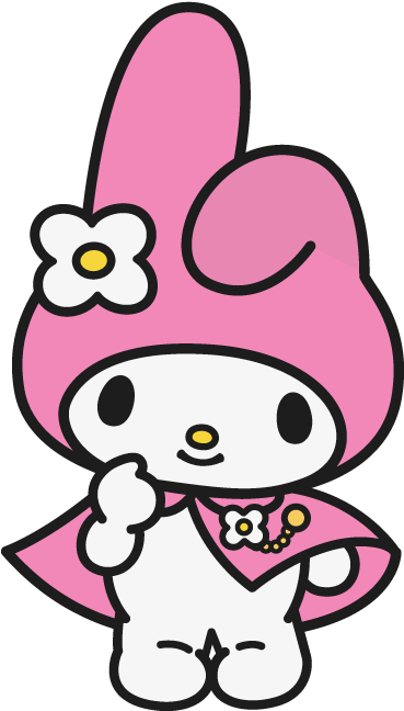 My Melody - Melody Hello Kitty (420x665), Png Download