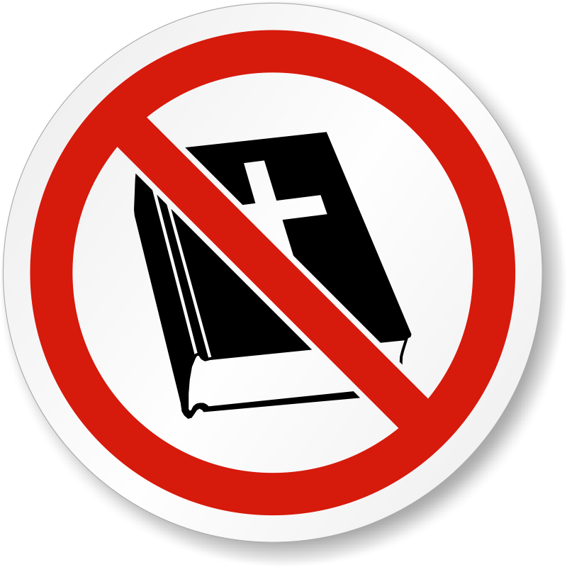 Iso Prohibition Safety Label - Smartsign 3m High Intensity Grade Reflective Sign, (800x800), Png Download