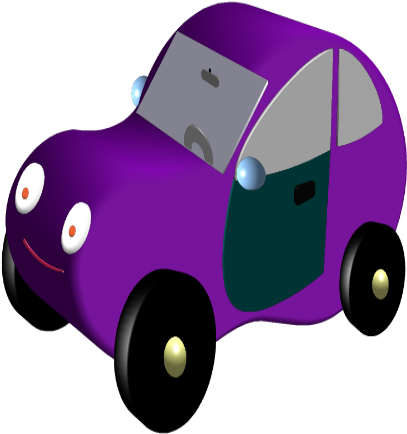 Magenta Car Purple Png Clip Arts - Car Violet Clipart (600x600), Png Download