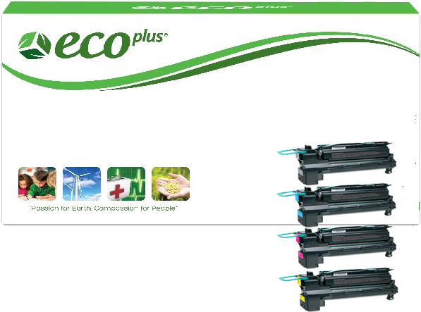 Lexmark X792x1yg As Part Of A Set Of 4 With All Colors - Hewlett-packard (636x476), Png Download
