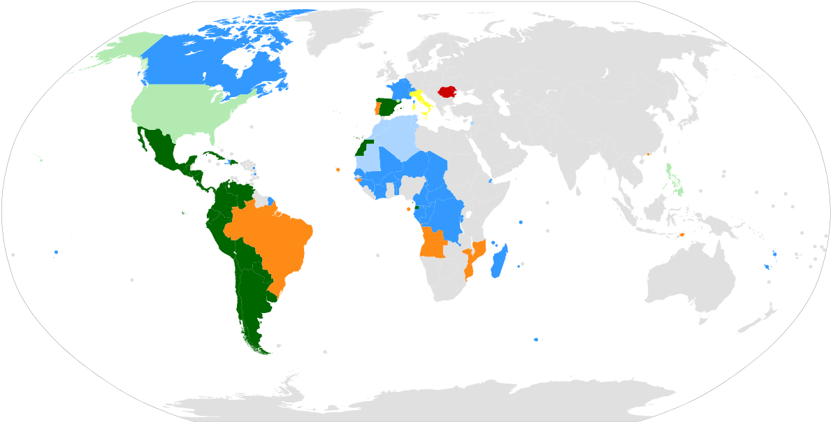 Countries With The Most Beautiful Women Map (1200x616), Png Download