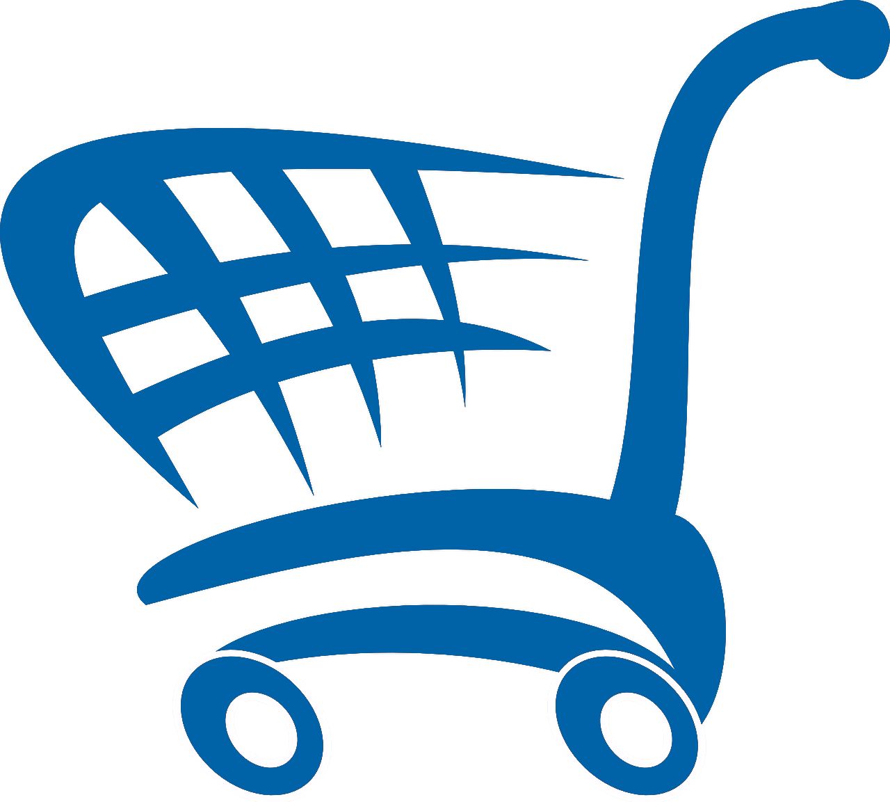 Cart - Shopping Cart Shower Curtain (1280x1153), Png Download