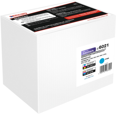 Edd-6021 Lexmark C540h1cg Cyan - Edding Tonerkassette, Yellow, Kompatibel Zu Lexmark (716x634), Png Download