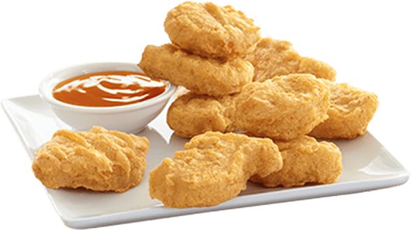 Mcnuggets® 9 Pieces - Spicy Chicken Mcnuggets (700x474), Png Download