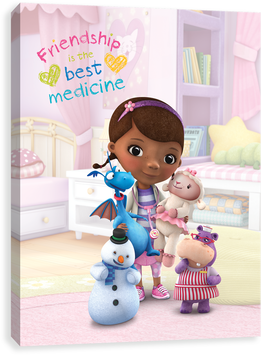 Doc Mcstuffins Friendship Is The Best Medicine - Doc Mcstuffins Doc's Big Book Of Boo-boos (disney Doc (1280x1280), Png Download