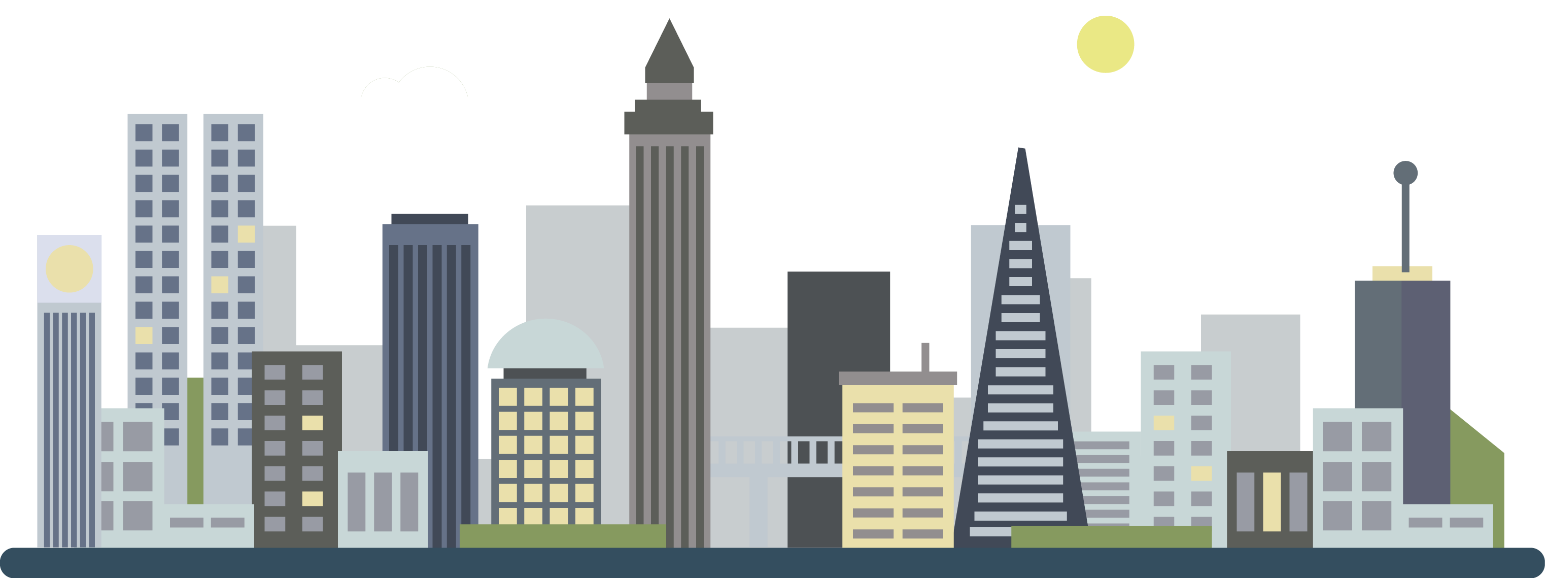 Euclidean Vector Night Architecture - 精通商用英語閱讀文法 (3045x1139), Png Download