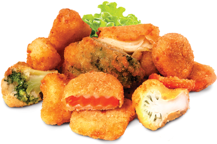 Tahai Strips Salad - Croquette (450x386), Png Download