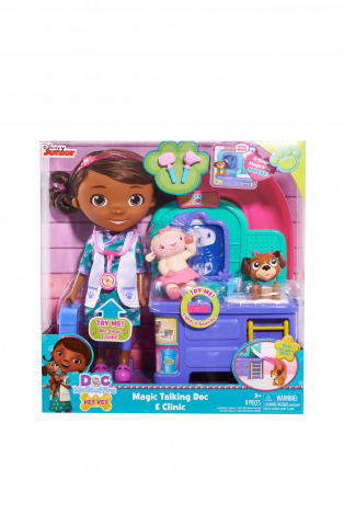Doc Mcstuffins Magic Talking Pet And Clinic (314x470), Png Download