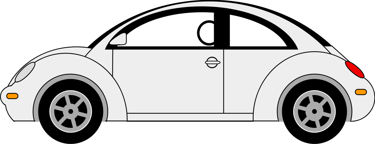 Volkswagen New Beetle Vector (1200x462), Png Download