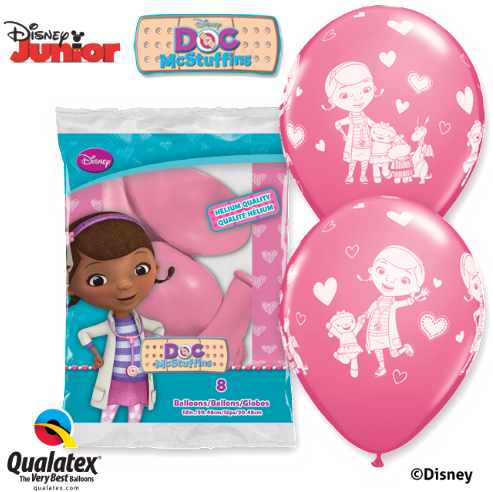 Doc Mcstuffins Balloons - Doc Mcstuffins Balloons (6pcs) - 11 Inch Balloons (501x501), Png Download