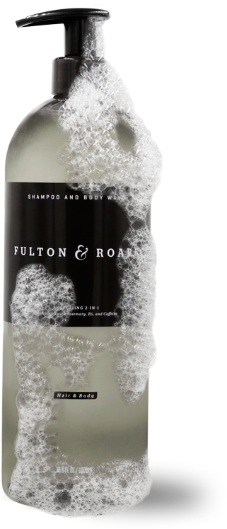 8 Oz 2-1 Shampoo Body Wash With Bubbles - Dallas (1000x807), Png Download