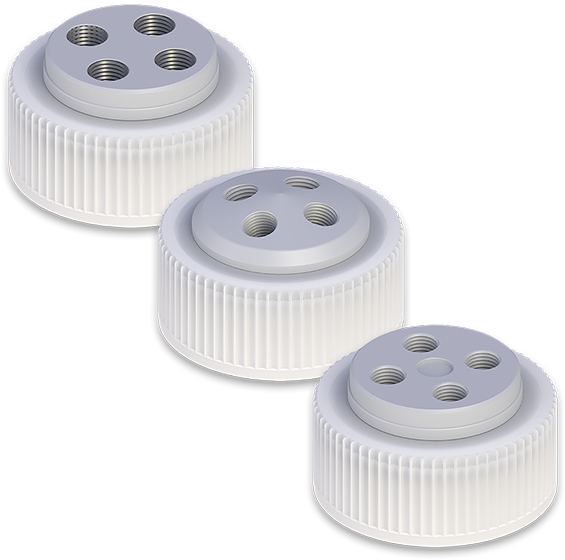 38mm Wako Solvent Safety Caps - High-performance Liquid Chromatography (600x600), Png Download