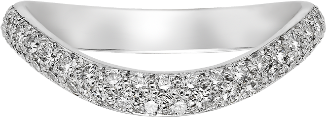 Explore Curved Wedding Band, Wedding Band Sets And - Cartier Trinity Band Ruban (1000x1000), Png Download