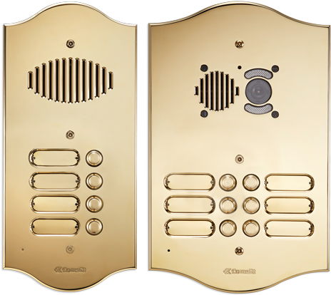 Comelit Roma Entrance Panel - Comelit Nederland 3206/ri Com Roma Messing Paneel (800x516), Png Download