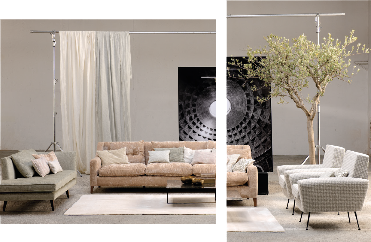 Composed Of A Wide Variety Of Fabrics Of Different - Living Room (1320x857), Png Download