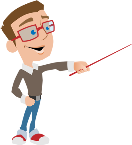 Next - Male Teacher Cartoon Png (583x662), Png Download