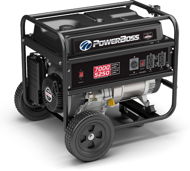 1 - 3500 Watt Generator With Briggs & Stratton Engine (616x554), Png Download