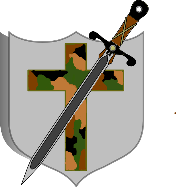 Camouflage Sword (564x598), Png Download