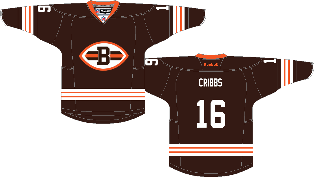 Cleveland Browns Hockey Concept - Cleveland Browns (1096x623), Png Download