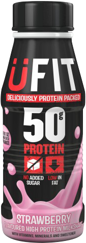 Ufit 50g Protein Shake Drink - Ufit Protein (500x650), Png Download