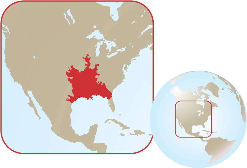 Download Alligator Snapping Turtle Eastern Diamondback Rattlesnake Locations Map Full Size