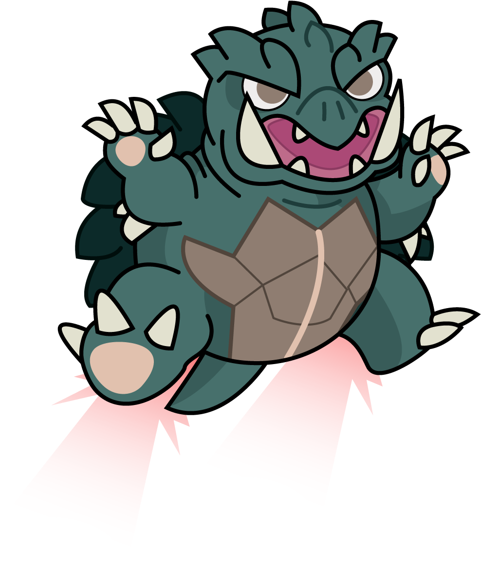 Definitely An Alligator Snapping Turtle Get As A Sticker - Cartoon (1029x1179), Png Download