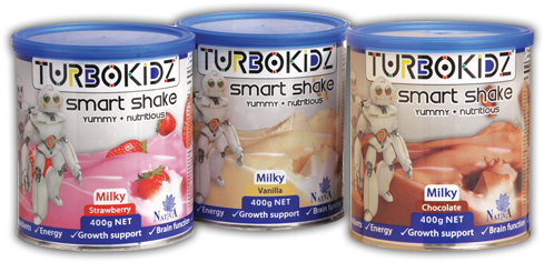 Turbokidz Smart Milky Shakes - Turbokids Turbokidz Milk Shake Chocolate - 400g (500x254), Png Download