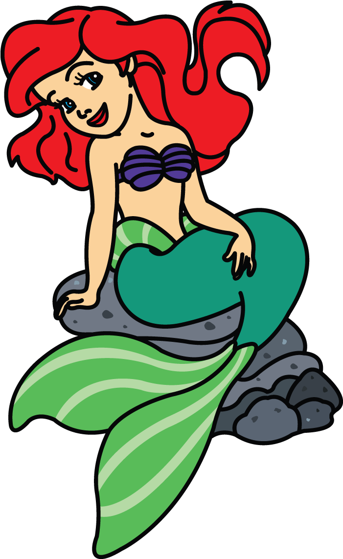How To Draw Litlle Mermaid Ariel Disneys Cartoons Easy - Ariel Easy To Draw (720x1280), Png Download