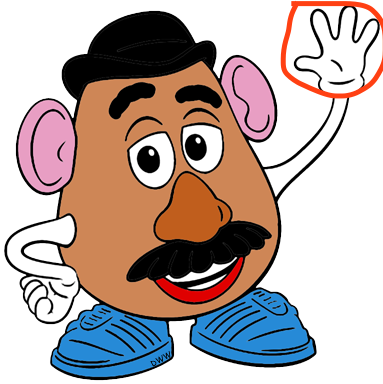 Mr Potato Head Png (383x384), Png Download