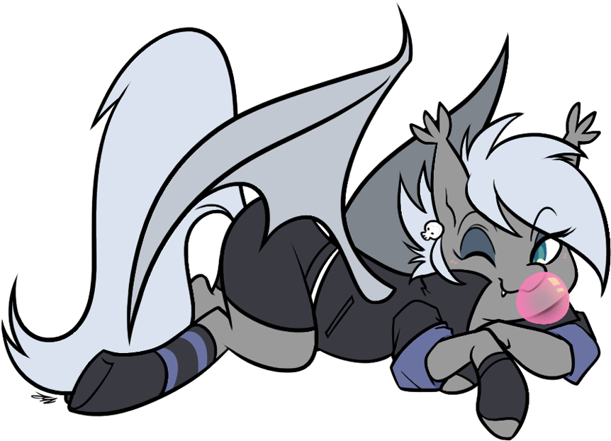 #1191766 - - 3, Artist - Egophiliac, Bat Pony, Bedroom - Artist (895x646), Png Download