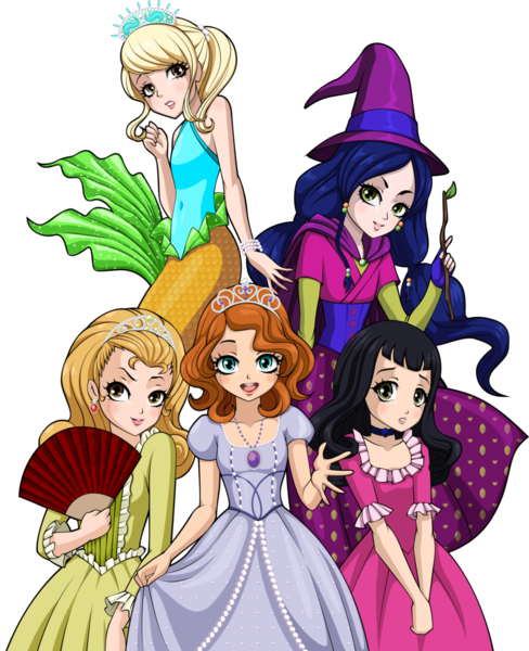 195 × 240 Pixels - Princess Sofia Fan Art (488x600), Png Download