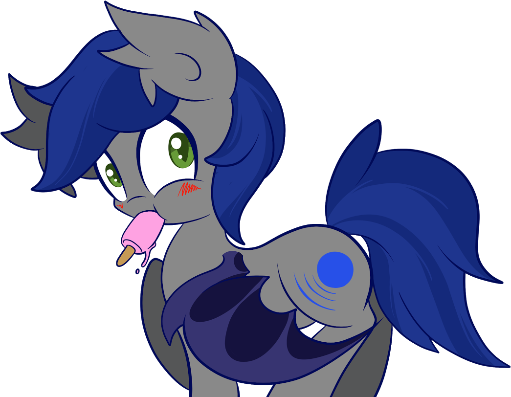 Popsicle - Mlp Cute Bat Pony (1100x818), Png Download