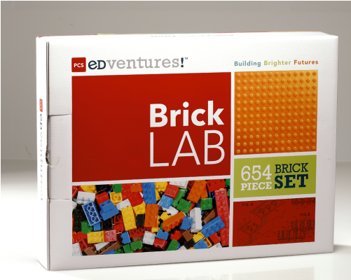 Bricklab Brickpack - Single - Classic Colors - Paper (500x554), Png Download