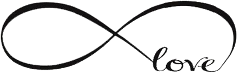 Sodial Love Infinity Symbol Vinyl Wall Stickers 5 Butterflies-black,s (1024x1024), Png Download