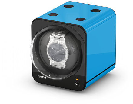 Boxy Fancy Brick Single Watch Winder - Boxy Fancy Brick Winder - Blue (add (500x500), Png Download