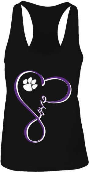 Infinity Love Clemson Tigers Shirt - Clemson (600x600), Png Download