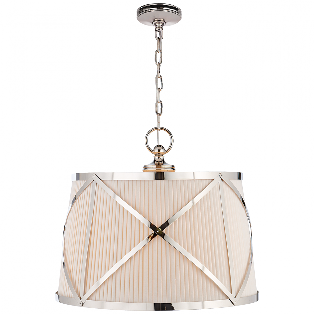Grosvenor Large Single Hanging Shade In Polished - Visual Comfort Chc1483pn-l E. F. Chapman Grosvenor (1000x1000), Png Download