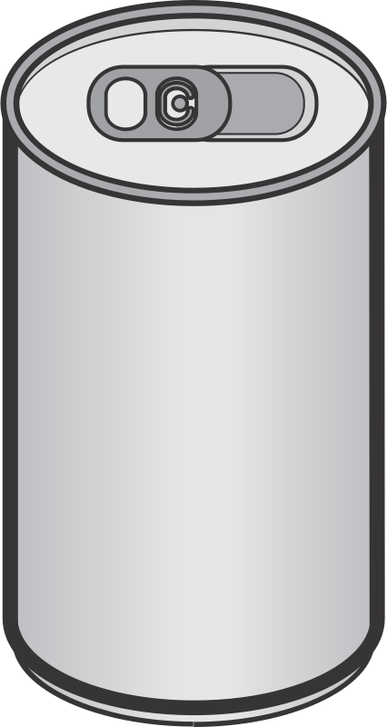 Sodacan Icons Noun Project Clipart Blank Can - Drink (426x800), Png Download