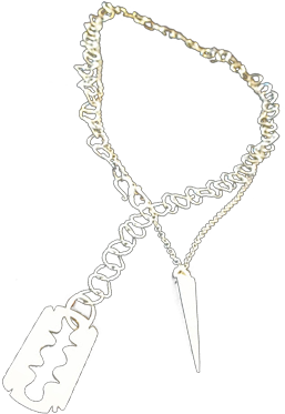 Timeless Art Hanging To Please - Necklace (300x403), Png Download