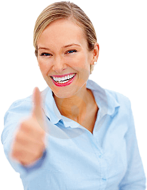 Warranty - Business Woman Thumb Up Png (400x400), Png Download
