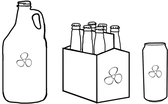 Growler 341 Can - Portable Network Graphics (750x369), Png Download