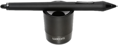 Wacom Intuos5 Grip Pen With Stand And Replacement Nibs - Wacom Ptk 840 Pen (500x500), Png Download