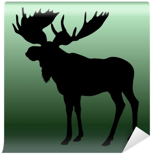 Moose Pattern Poster Print By Jace Grey (400x400), Png Download