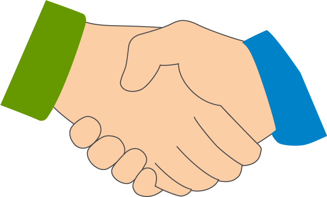 Handshake (673x407), Png Download