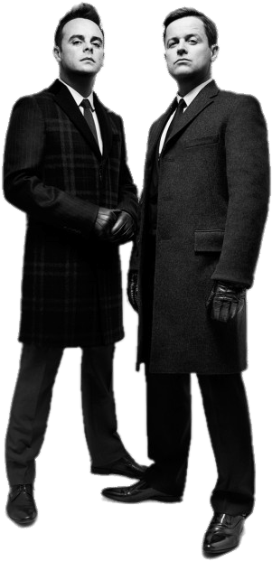 Ant & Dec Black And White - Ant And Dec Serious (518x691), Png Download