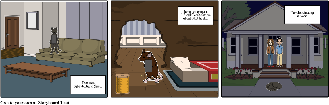Tom And Jerry - Storyboard (1164x385), Png Download