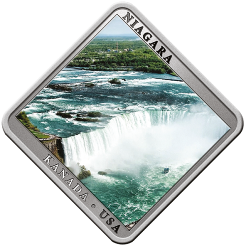 Niue Islands - Horseshoe Falls (500x500), Png Download