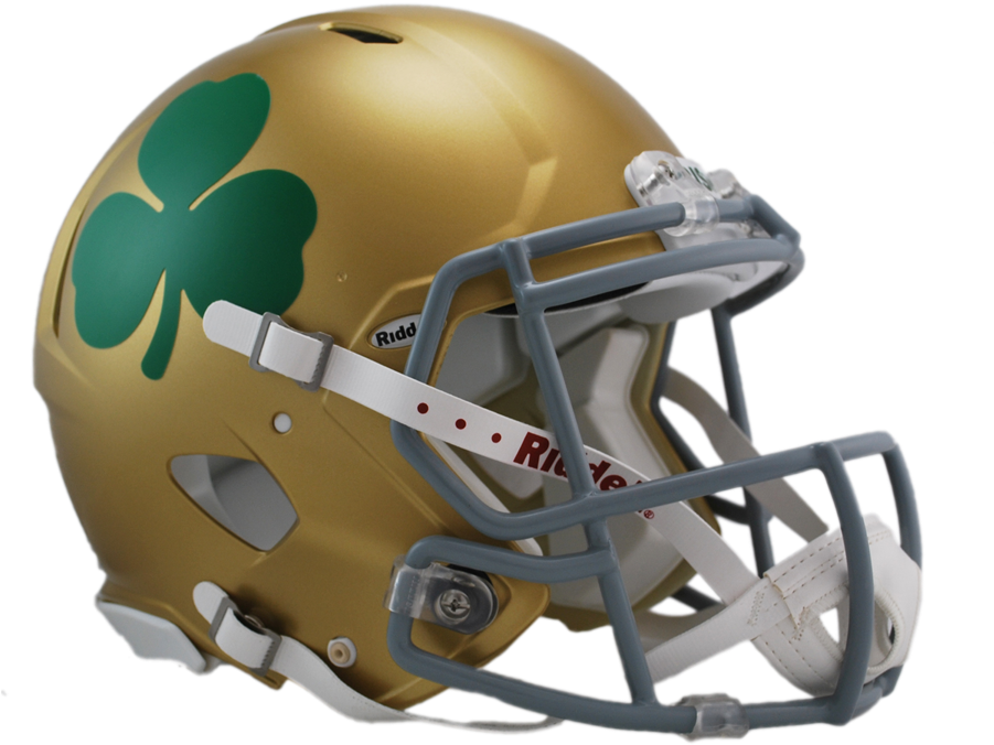 Download Notre Dame Shamrock Revolution Speed Authentic Helmet University Of Notre Dame