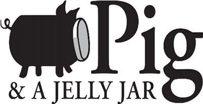 Pig & A Jelly Jar - Pig And A Jelly Jar Logo (400x400), Png Download